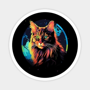 Somali Cat Earth Day Magnet